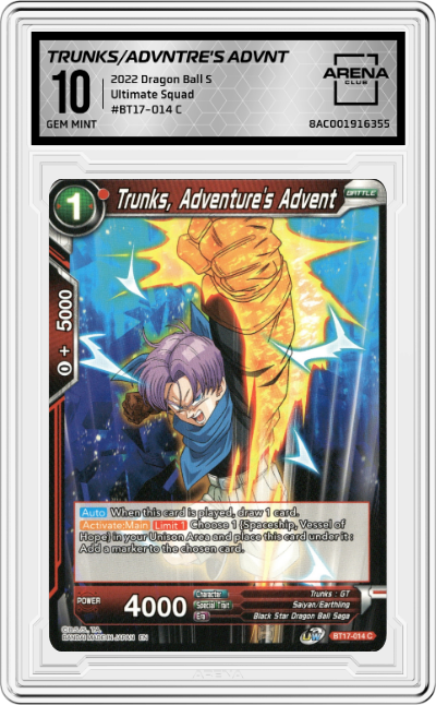 Trunks, Adventure's Advent