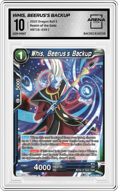 Whis, Beerus's Backup