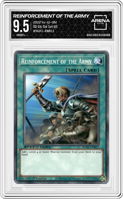 Reinforcement of the Army