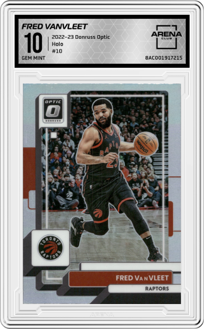 2022 Panini Donruss Optic Fred Vanvleet Holo ARENA CLUB 10