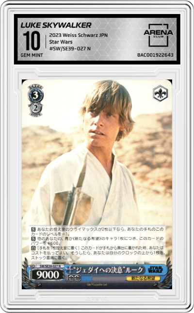 "Determination to become a Jedi" Luke