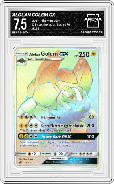 Alolan Golem GX