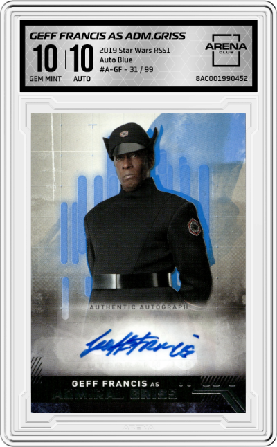 Geff Francis As Admiral Griss