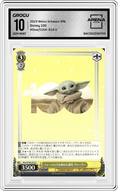 Orphan with the power of the Force Grogu