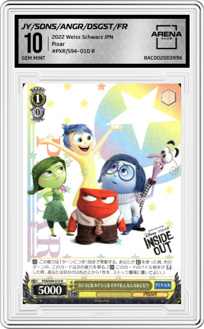 Joy/Sadness/Anger/Disgust/Fear