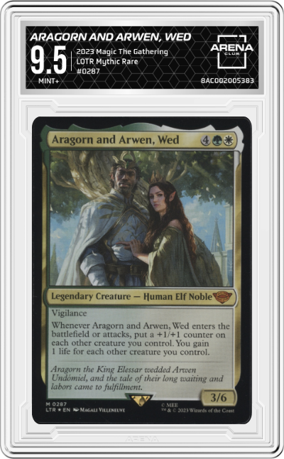 Aragorn and Arwen, Wed