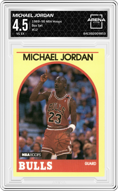1989 NBA Hoops Box Set Michael Jordan ARENA CLUB 4.5