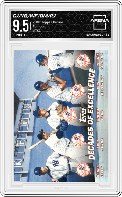 Derek Jeter / Yogi Berra / Whitey Ford / Don Mattingly / Reggie Jackson)