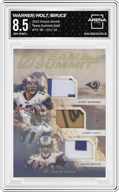 Kurt Warner, Torry Holt, Isaac Bruce