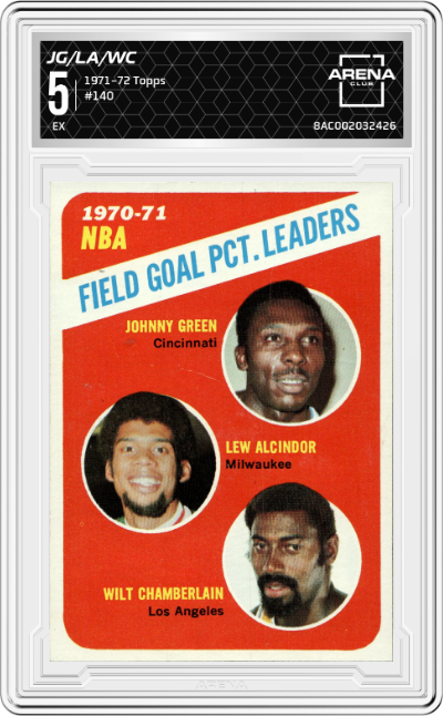 Johnny Green/Lew Alcindor/Wilt Chamberlain