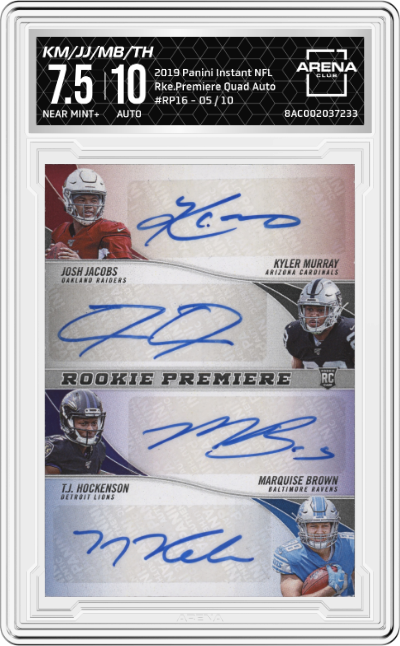 Kyler Murray/Josh Jacobs/Marquise Brown/T.J.Hockenson