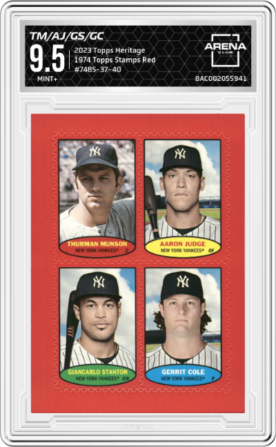 Thurman Munson/Aaron Judge/Giancarlo Stanton/Gerrit Cole
