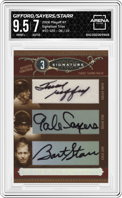 Frank Gifford/Gale Sayers/Bart Starr 