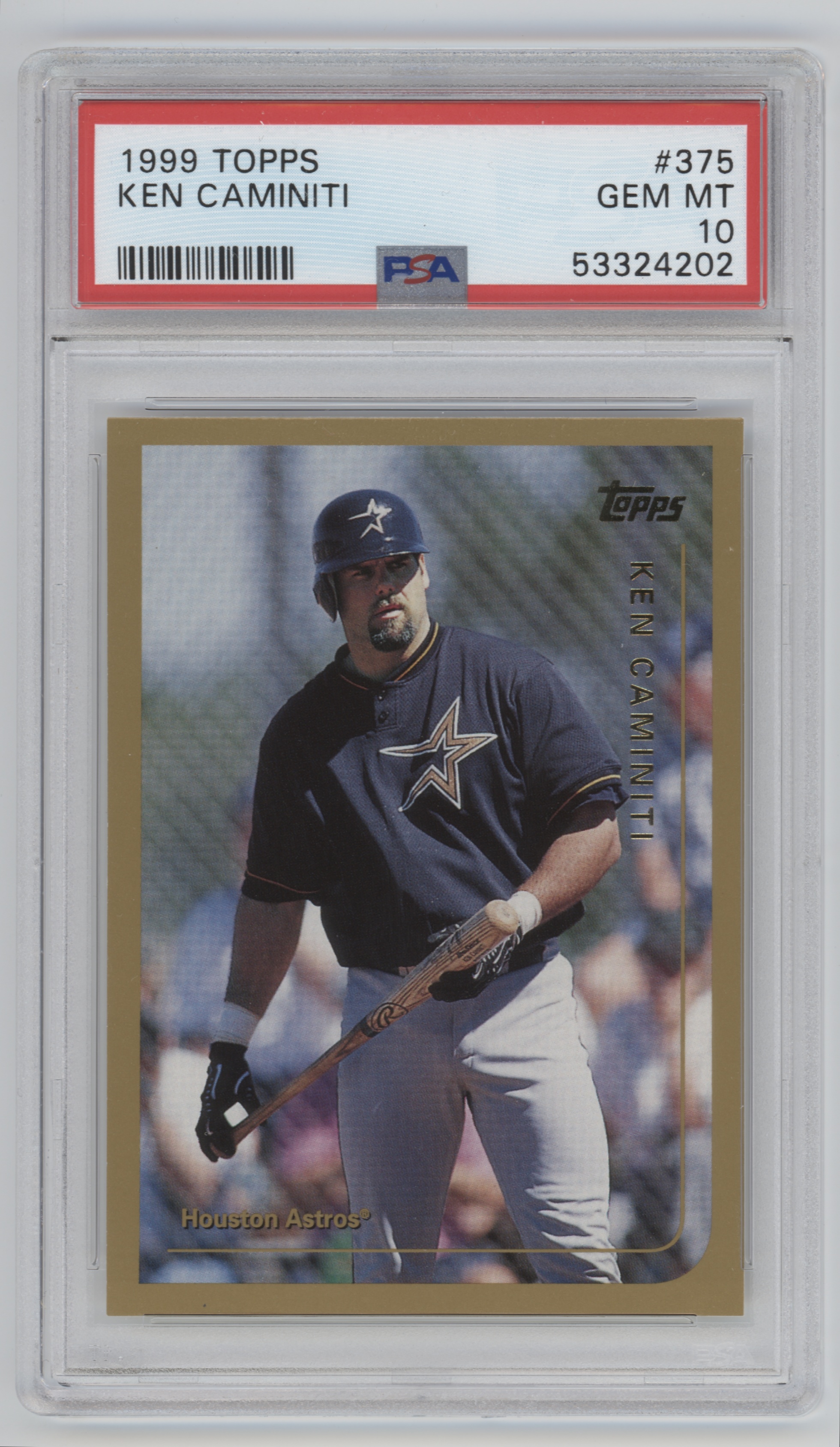 Ken Caminiti 1999 Topps #375 Houston Astros Baseball Card