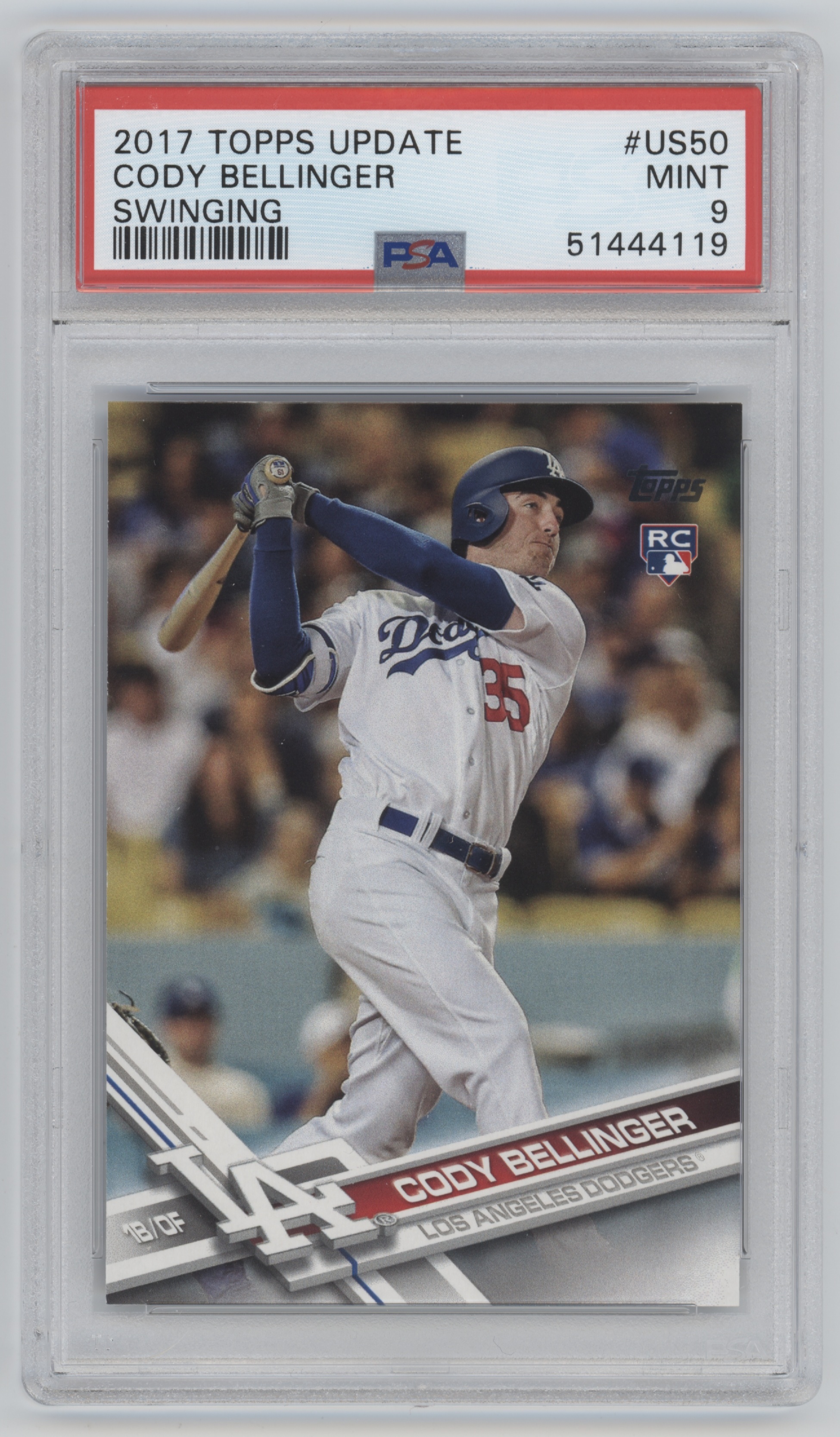 2017 Topps Pro Debut Cody Bellinger PSA 10 Gem Mint Rookie 