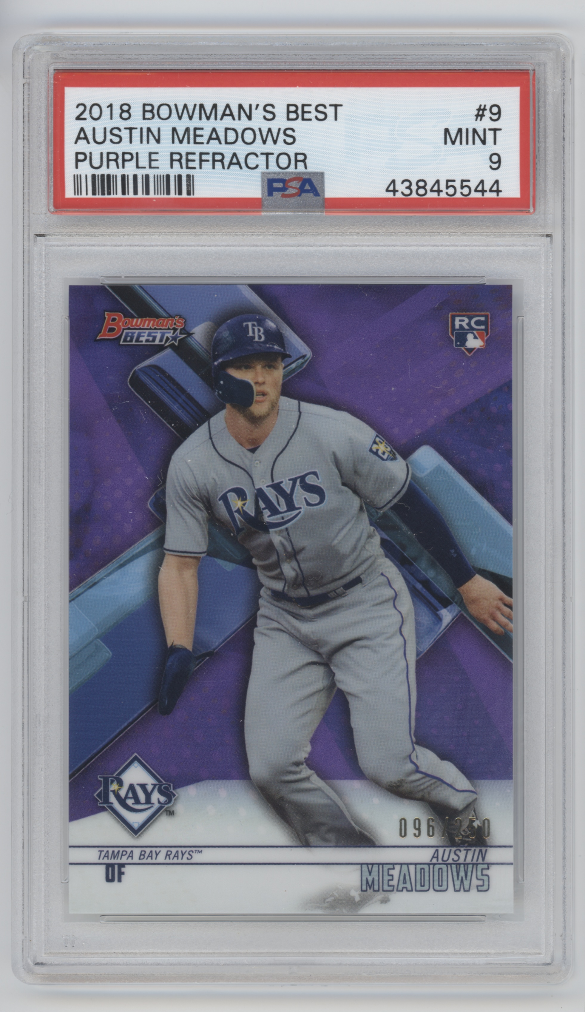 Gleyber Torres 2018 Bowman's Best Refractor Rookie Card