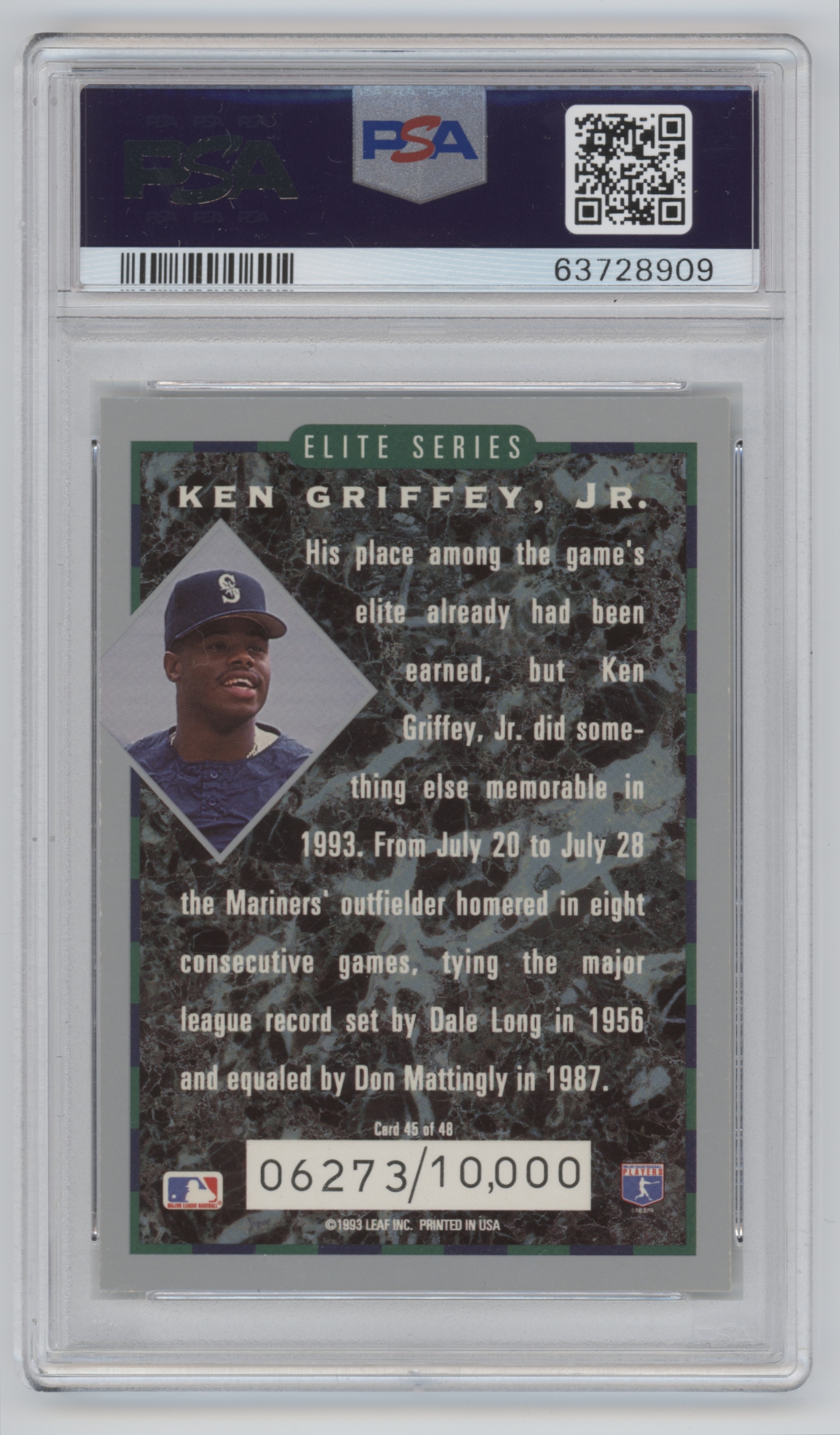  Ken Griffey Jr. 1995 LEAF Inc. Series 2 [Donruss 93