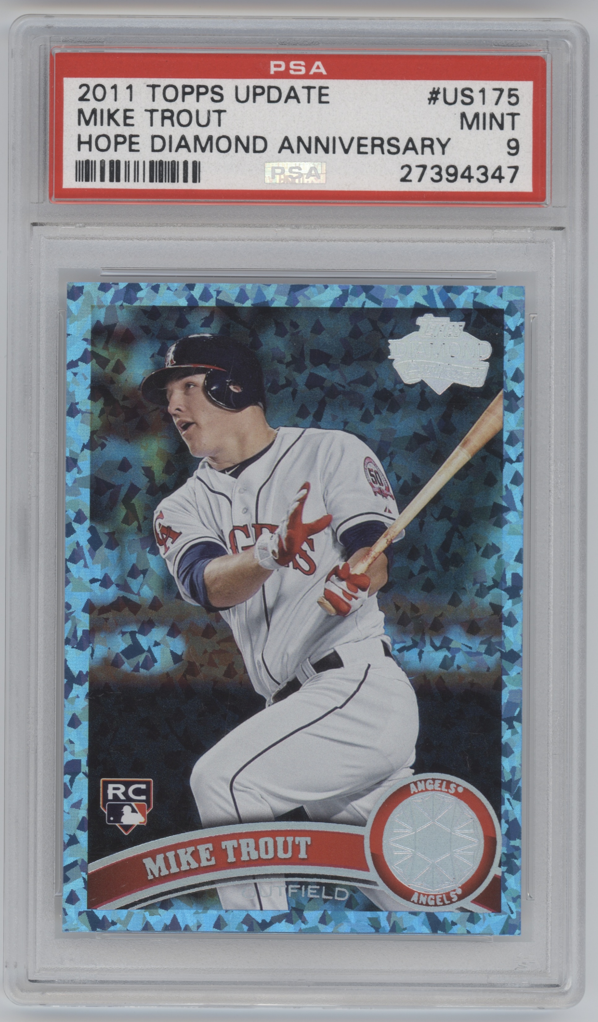 2011 Topps Update Mike Trout US175 PSA 10