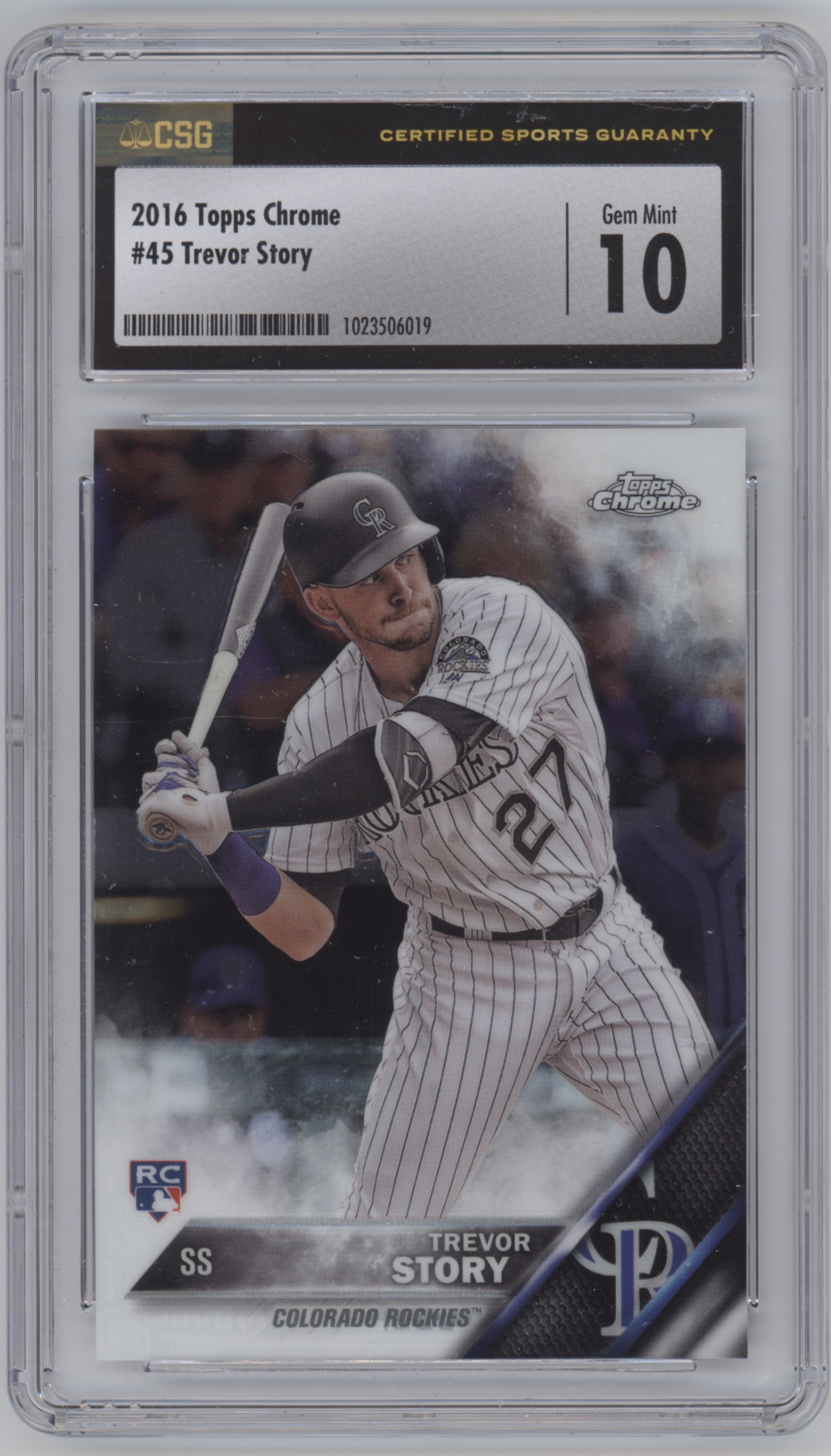 Trevor Story 2021 Panini Mosaic Baseball Green Parallel Card No