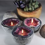 Amethyst & Amber Candles