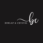 Burlap And Crystal