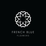 French Blue Flowers