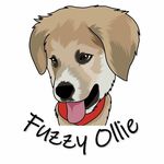 Fuzzy Ollie . Dog bandanas