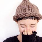 Knit cap "macaron"