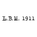 L.B.M.1911