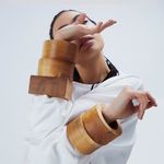 Louve | wood + leather jewelry