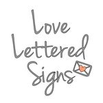 Rebecca • Love Lettered Signs