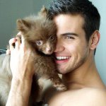 Men and Puppies