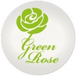 Merino Wool Green Rose