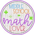 Middle School Math Lover