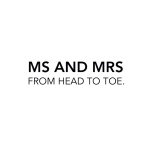 MS AND MRS FROM HEAD TO TOE.