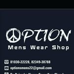 optIon mEns wEar Raipur 🇳🇪(🔵)