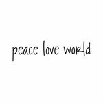 peace love world