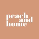 peach and home