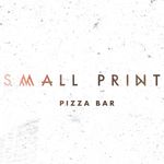 Small Print Pizza Bar