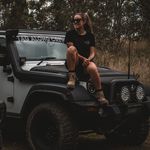 a girl and her jeep