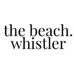 the beach. whistler