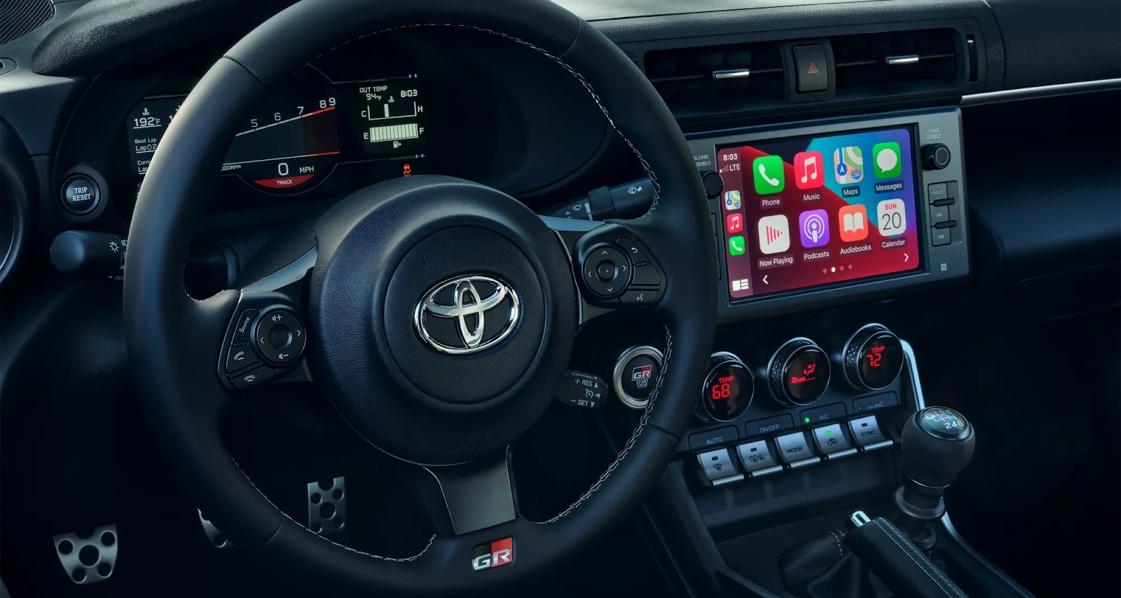 2022 Toyota GR86 infotainment screen