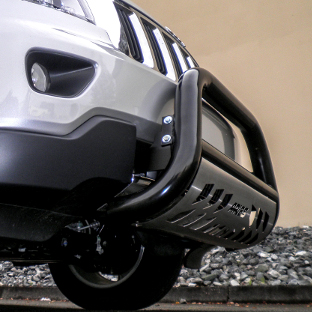 ARIES black bull bar with skid plate on Jeep Grand Cherokee