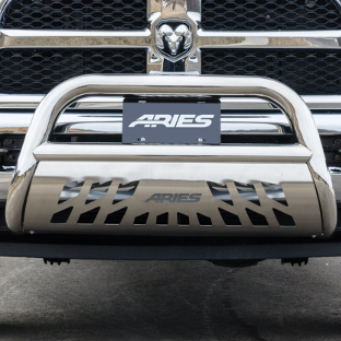 ARIES stainless steel bull bar on Ram 2500 truck