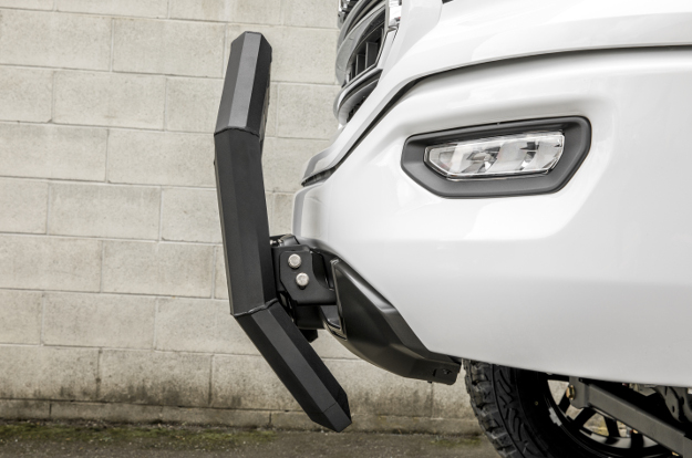 ARIES AdvantEDGE™ truck bull bar on white GMC Sierra 1500