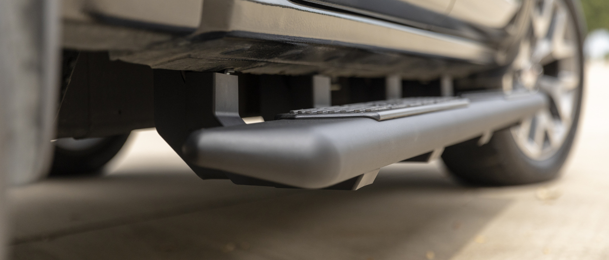 ARIES AscentStep® running boards teardrop profile