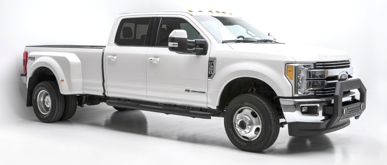 Custom 2017 Ford F350 Super Duty dually with ARIES Big Step™ side bars Custom 2017 Ford F350 Super Duty dually with ARIES Big Step™ side bars