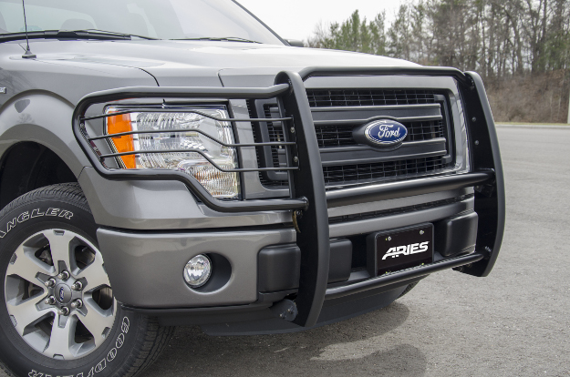 ARIES black grille guard on Ford F150