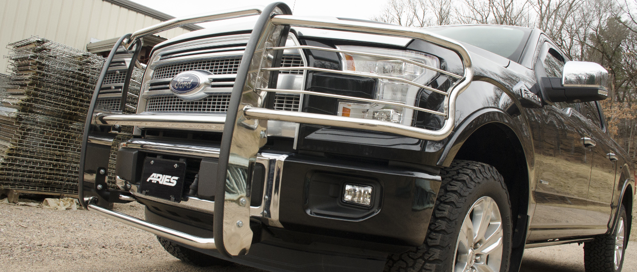 ARIES grille guard on 2017 Ford F150