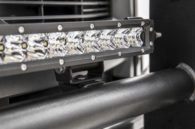 ARIES grille guard with LED light bar ARIES grille guard with LED light bar